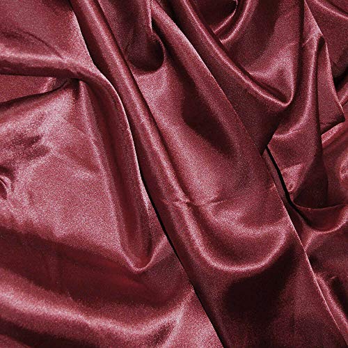 Silky Satin Dress Fabric Plain Luxury ...